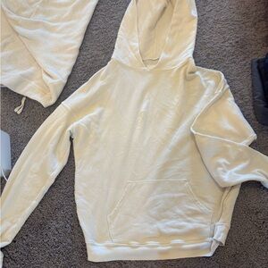 THE GREAT. Off-White Hoodie Sweater